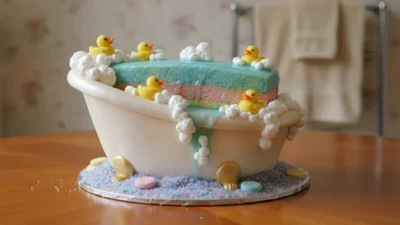 bath day cake