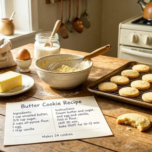 Butter Cookie Recipe
