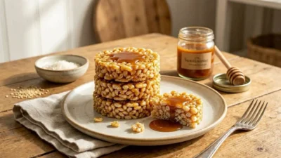 caramel rice cakes